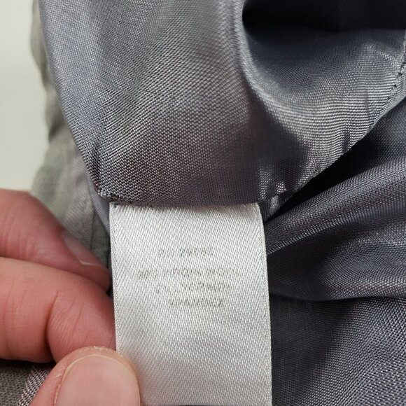 Pendleton Virgin Wool Dress Pants Womens 12 Petite Gray Wide Leg Lined Trousers - Picture 12 of 15